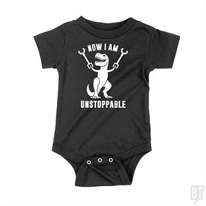 Graphic for Now I Am Unstoppable Baby One-Piece