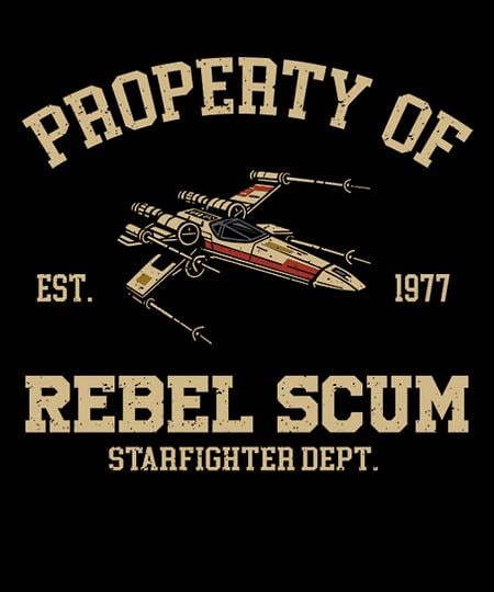 Qwertee: Property of rebel scum