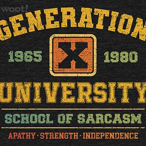 Graphic for Generation X University